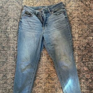 High Rise Straight Jeans